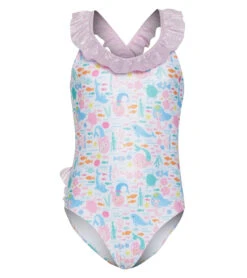 Girls' Fantasea Mermaids Mindy UPF 50+ One Piece Swimsuit (Baby, Toddler, Little Kid)