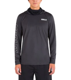 HURLEY Men's H2O-Dri Atticus Fastlane UPF 50+ Long Sleeve Pullover Hoodie