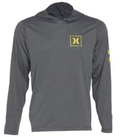 HURLEY Men's One And Only Icon Gradient Hybrid UPF 50+ Long Sleeve Pullover Hoodie