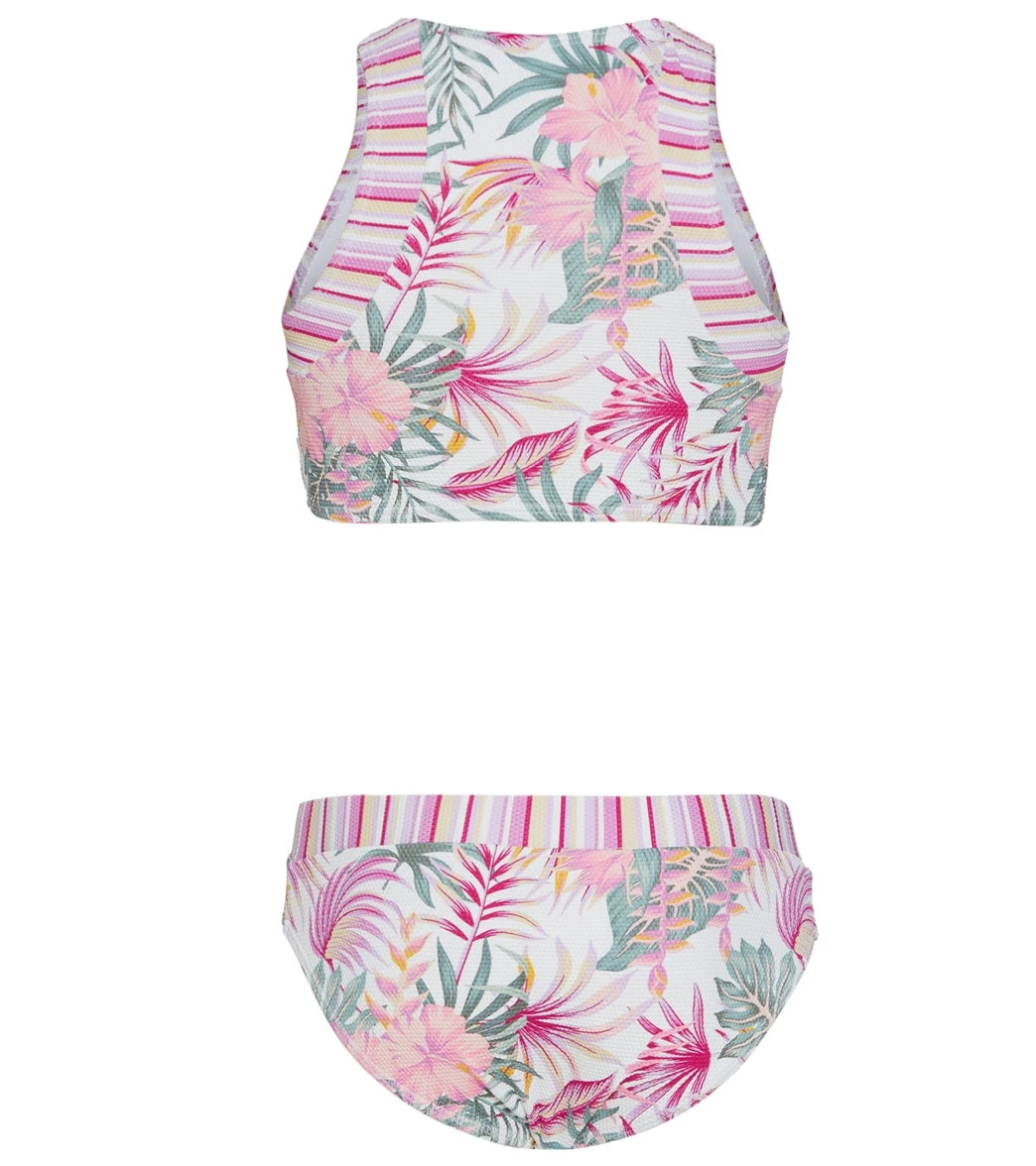 Seafolly Girls' Island In The Sun Two Piece Bikini Set (Big Kid) - Image 2