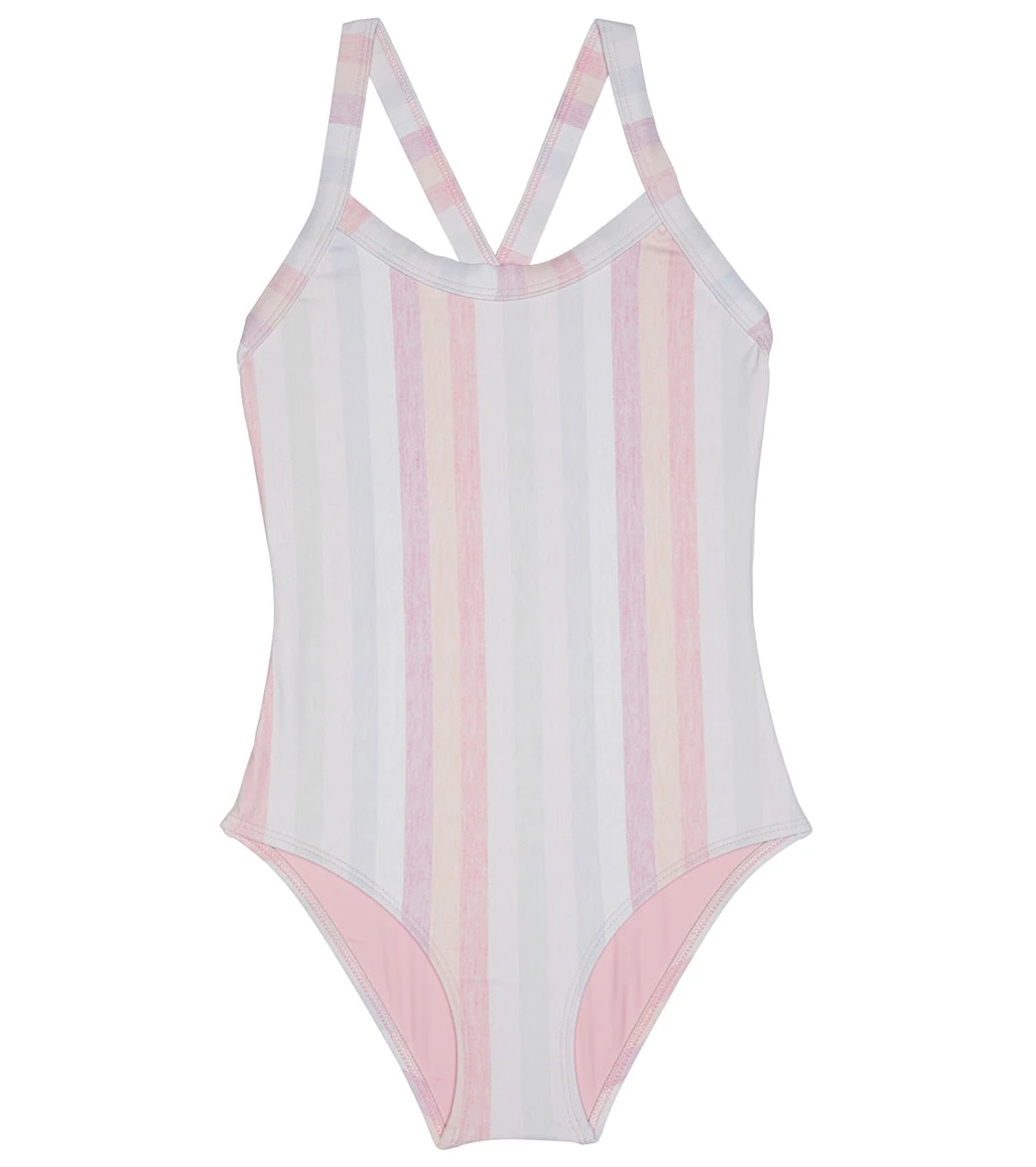 Splendid Girls' Heather Ombre One Piece Swimsuit (Big Kid)