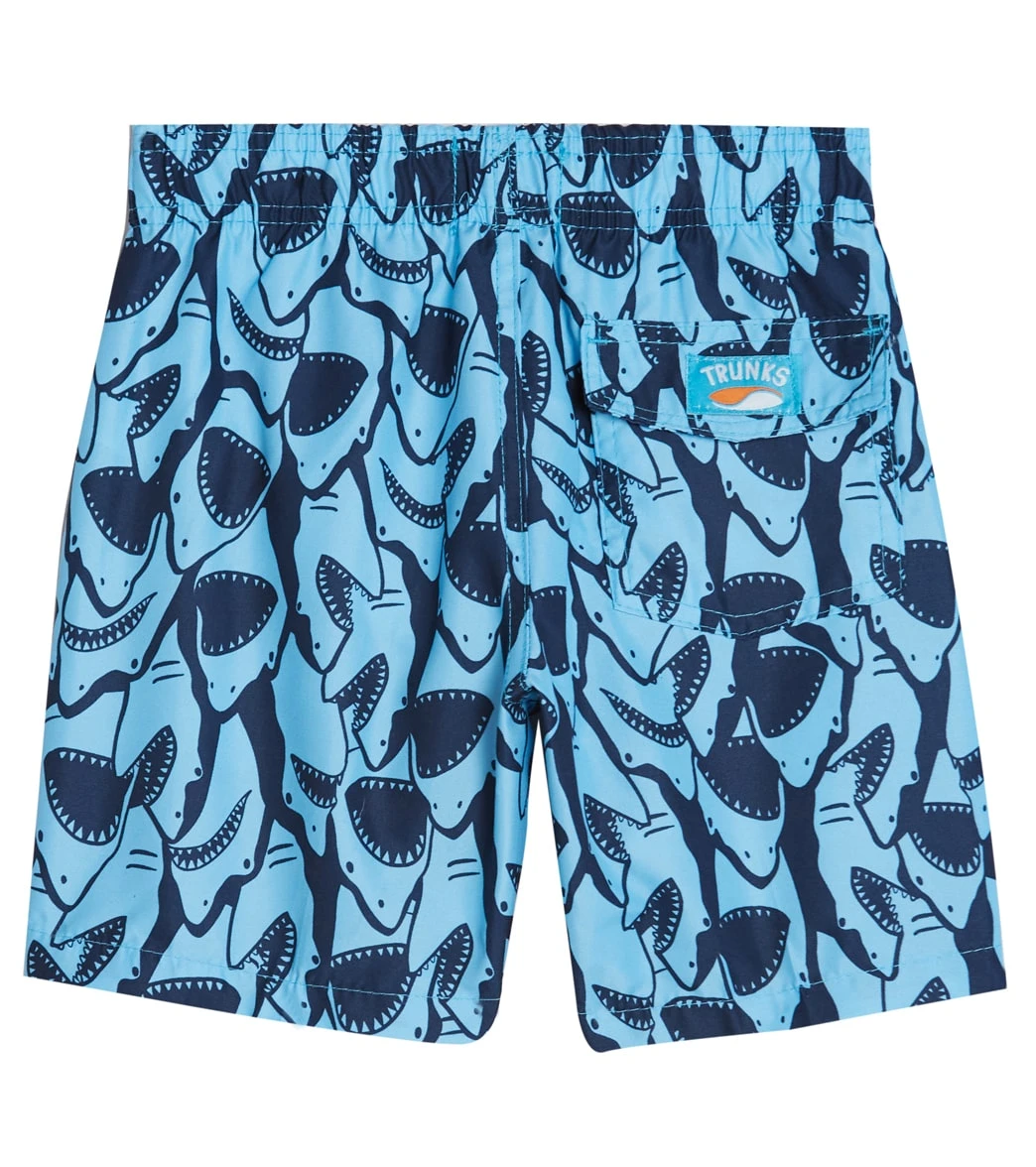 Boys' Shark Camp Shirt & Swim Trunks Set (Big Kid) - Image 6