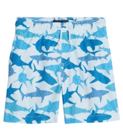 Boys' Stripe Sharks 2-Pack Swim Trunks (Big Kid)