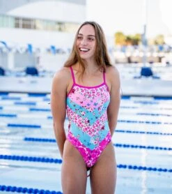 Sporti X Emma Weyant Patchwork Micro Back One Piece Swimsuit