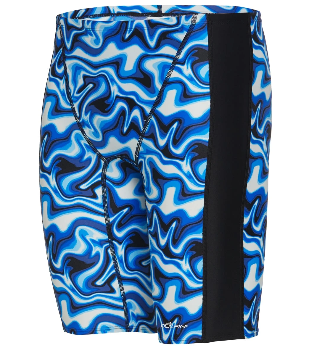Men's Xtrasleek Surge Print Spliced Jammer Swimsuit
