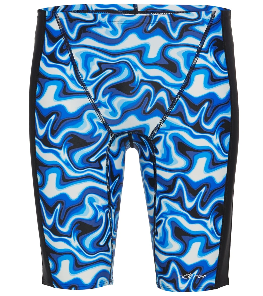 Men's Xtrasleek Surge Print Spliced Jammer Swimsuit - Image 2