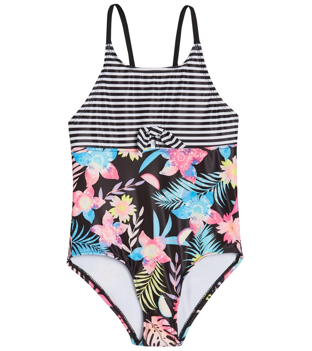 Girls' Floral Fruit One Piece Swimsuit (Little Kid, Big Kid)