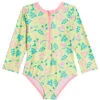 Girls' Fruit Basket Long Sleeve One Piece Swimsuit (Baby, Toddler)