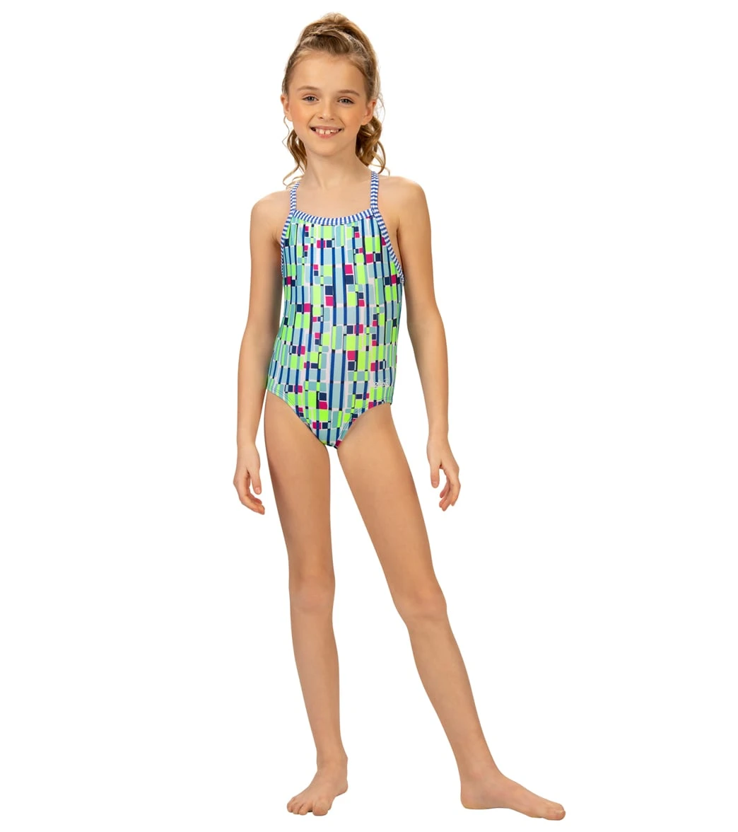 Girls' Uptown One Piece Swimsuit (Big Kid) - Image 3