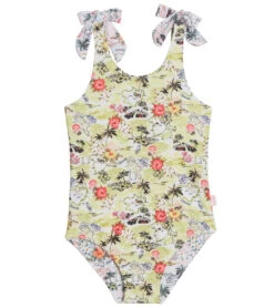 Seafolly Girls' Coast To Coast Reversible One Piece Swimsuit (Baby, Toddler, Little Kid)