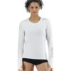 TYR Women's SunDefense Vented Long Sleeve UPF 50+ Swim Shirt