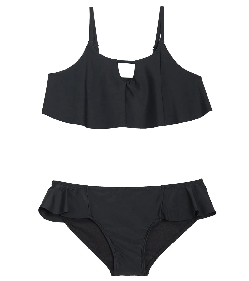 Girls' Ocean Solids Cayucos Two Piece Bikini Set (Big Kid)
