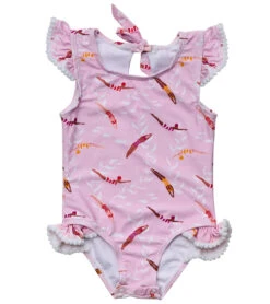 Girls' Diving Diva Frill One Piece Swimsuit (Baby)