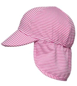 Girls' Raspberry Stripe Floating Flap Hat