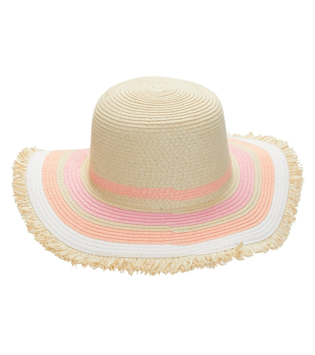 Girls' Peachy Striped Sunhat - Image 2