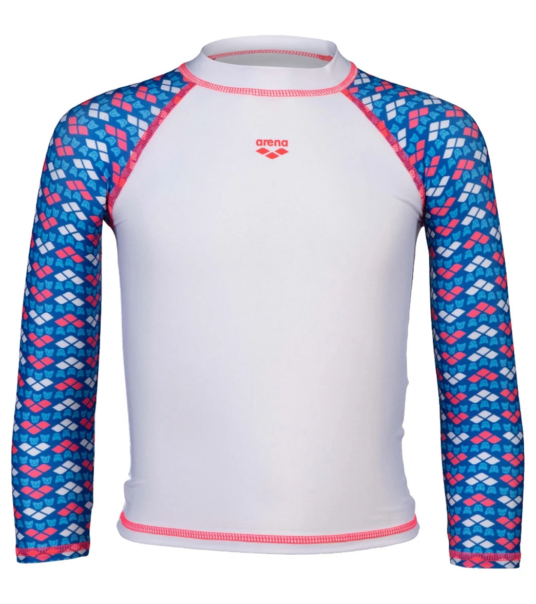 Arena Kids' Friends Long Sleeve Rashguard (Toddler, Little Kid)