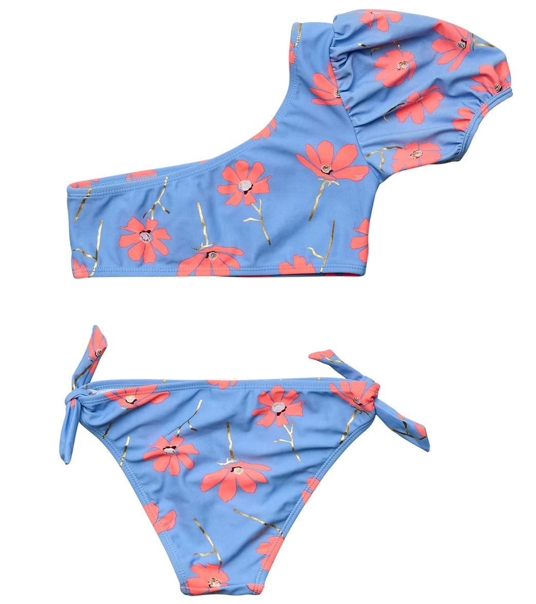 Girls' Beach Bloom One Shoulder Two Piece Bikini Set (Big Kid) - Image 2