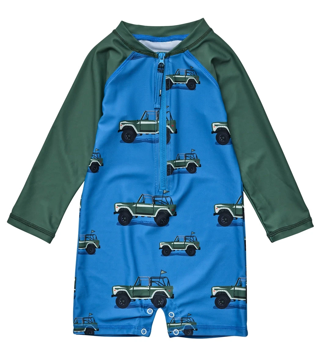 Boys' Surf Safari Long Sleeve One Piece Swimsuit (Baby)