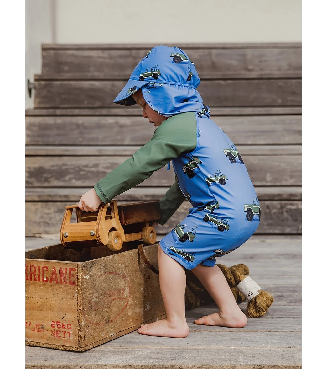 Boys' Surf Safari Long Sleeve One Piece Swimsuit (Baby) - Image 4