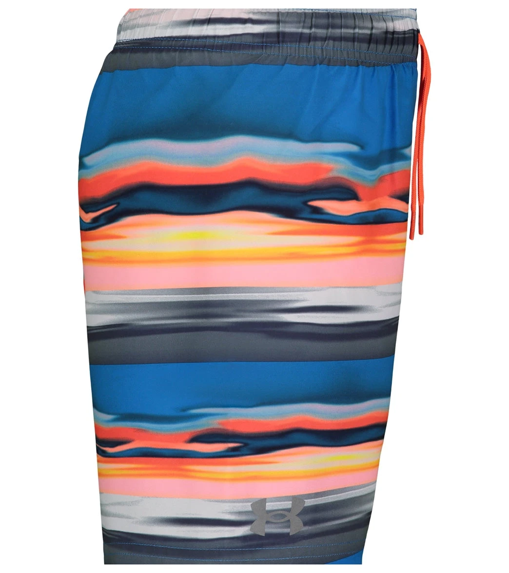 Under Armour Boys' UA Serenity Stripe Volley Shorts (Little Kid) - Image 2