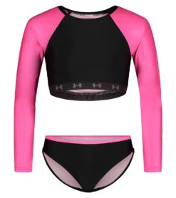 Under Armour Girls' UA Two Piece Rashguard Set (Little Kid, Big Kid)