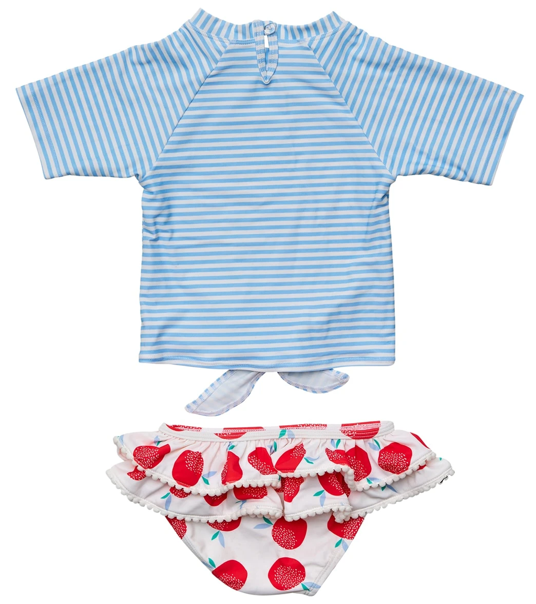 Girls' Juicy Fruit Short Sleeve Rashguard Set (Baby, Toddler, Little Kid) - Image 2