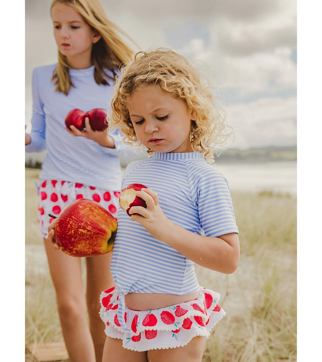 Girls' Juicy Fruit Short Sleeve Rashguard Set (Baby, Toddler, Little Kid) - Image 4