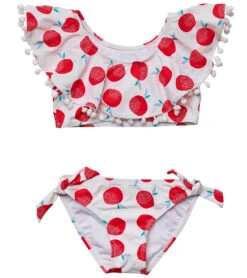 Girls' Juicy Fruit Flounce Two Piece Bikini Set (Toddler, Little Kid, Big Kid)
