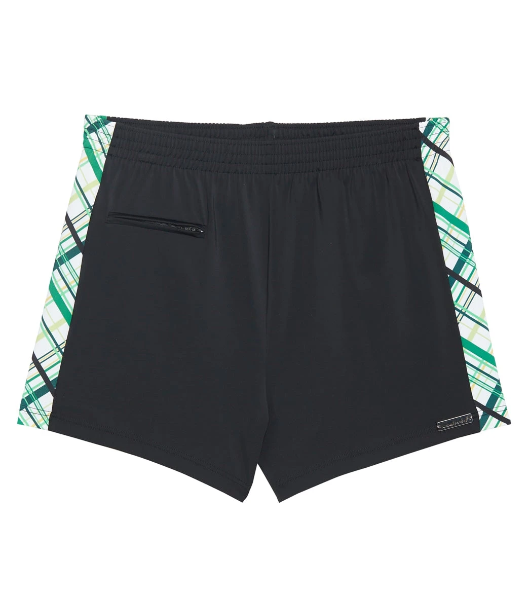 Men's Check Swim Trunks