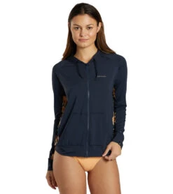Rip Curl Women's Summer Dawn Hooded Long Sleeve UPF 50 Rash Guard