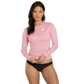 Rip Curl Women's Whitewash Long Sleeve Upf 50 Rash Guard