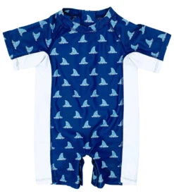 Boys' Beach Daze Fin Short Sleeve Surf Suit (Baby)