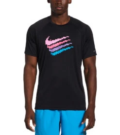 Nike Men's Digi Swoosh Short Sleeve Rash Guard