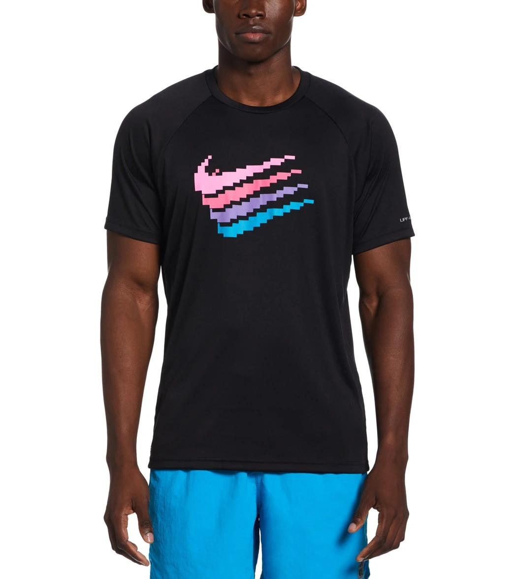 Nike Men's Digi Swoosh Short Sleeve Rash Guard