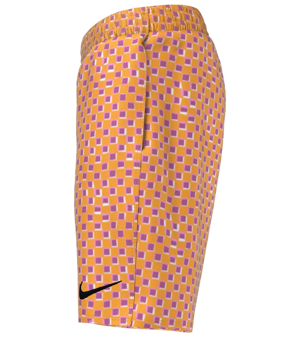 Nike Boys' Smiles Check Swim Trunks (Big Kid) - Image 2